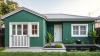 7 Kombinasi Cat Rumah Warna Hijau yang Bagus dan Elegan, Bikin Hunian Jadi Adem dan Estetik