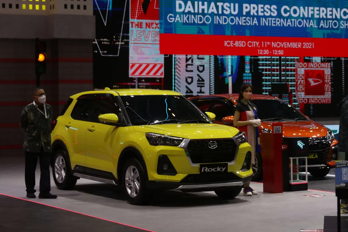 Daihatsu Rocky di GIIAS 2021. (Liputan6.com/Angga Yuniar)