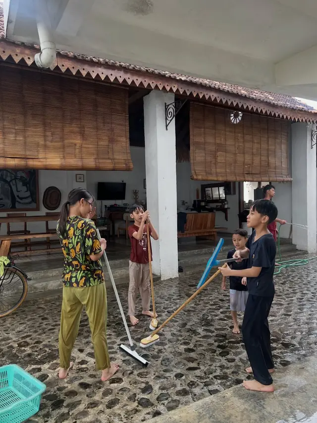 Potret Teras Rumah Zaskia Adya Mecca di Jogja