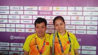Pecatur asal Vietnam di Asian Para Games 2018, Nguyen Manh Hung dan Dao Thi Le Xuan. (Asian Para Games 2018)