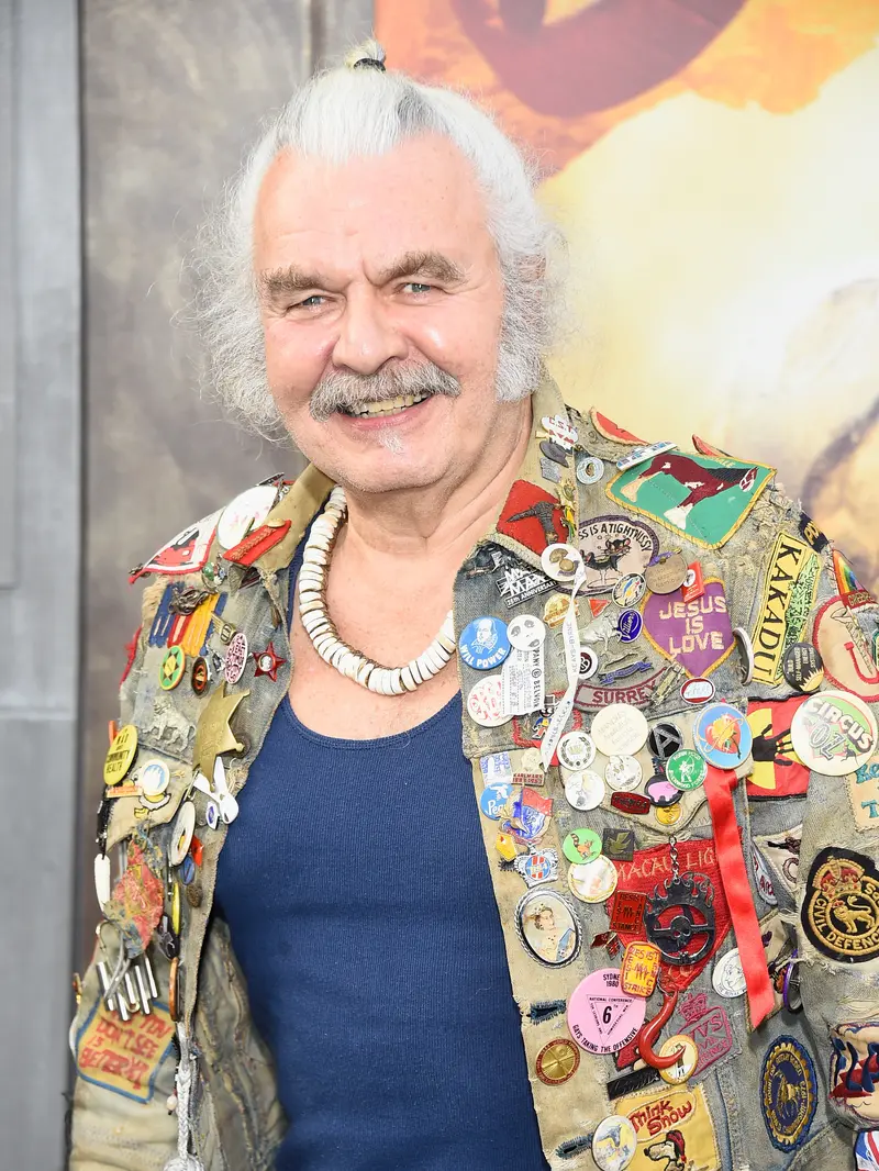 Aktor Hugh Keays-Byrne menghadiri premier Mad Max: Fury Road di TCL Chinese Theatre, Hollywood, California, pada 7 May 2015. (Frazer Harrison/Getty Images/AFP)