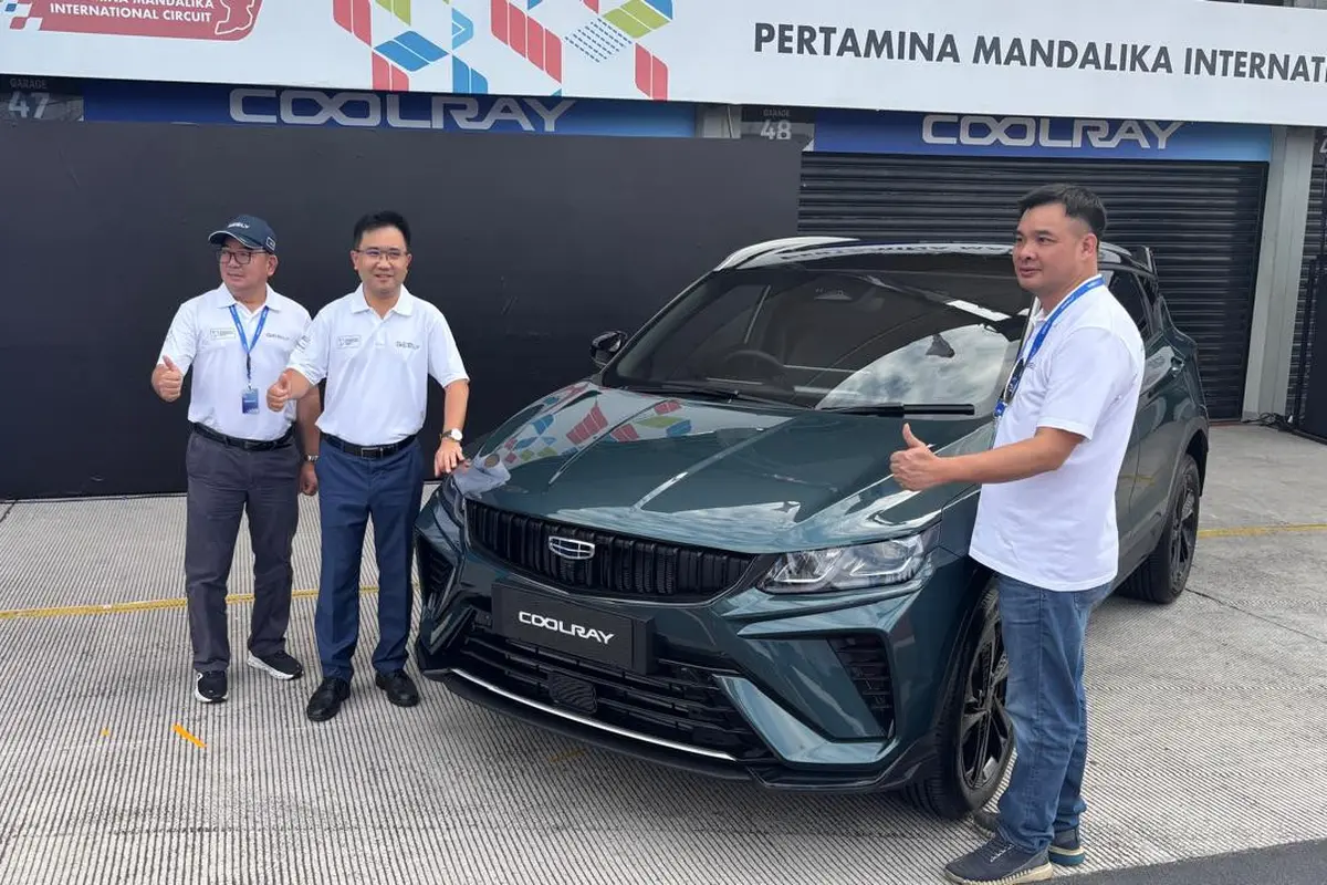 Geely Coolray meluncur di Mandalika (Arief A/Liputan6.com)