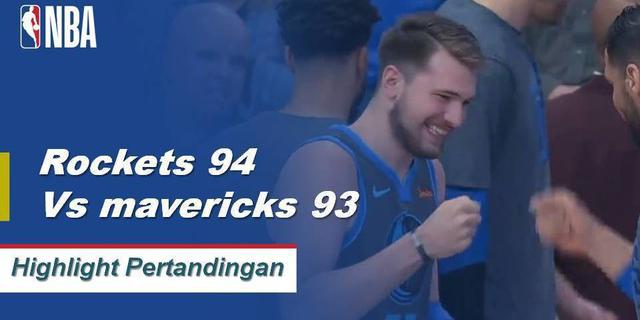 Cuplikan Pertandingan NBA : Rockets 94 vs Mavericks 9