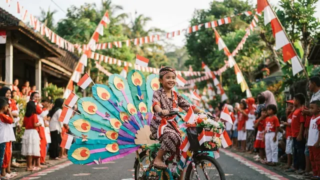 Hiasan Sepeda 17 Agustus