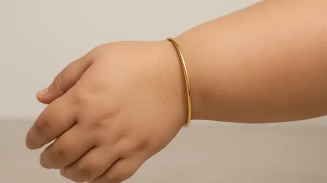 Model Gelang Emas Kecil untuk Tangan Gemuk/Ilustrasi AI