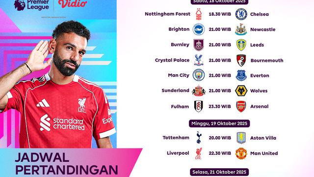 Jadwal Liga Inggris pekan kedelapan live streaming eksklusif di Vidio. (dok. vidio.com)