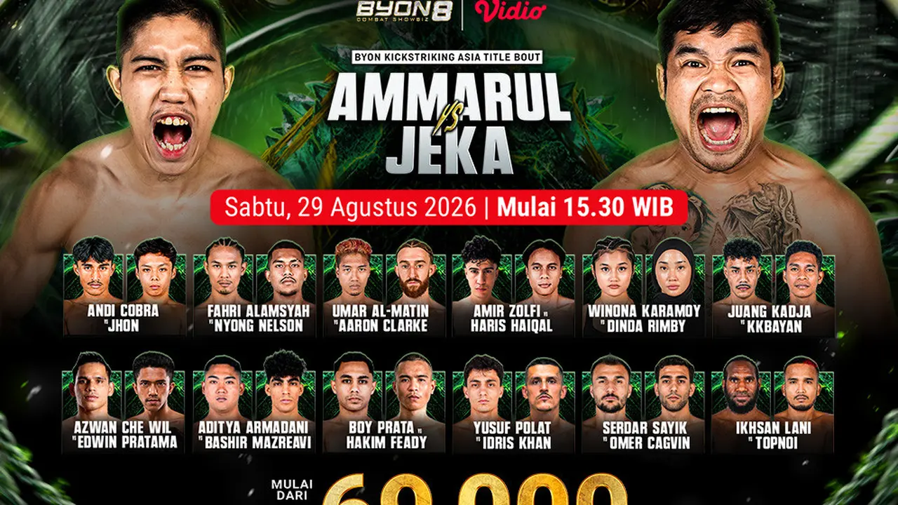 Jadwal Byon Combat Showbiz 8