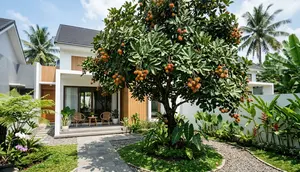 9 Pohon Buah dengan Bentuk Daun yang Menarik, Cocok untuk Taman Rumah