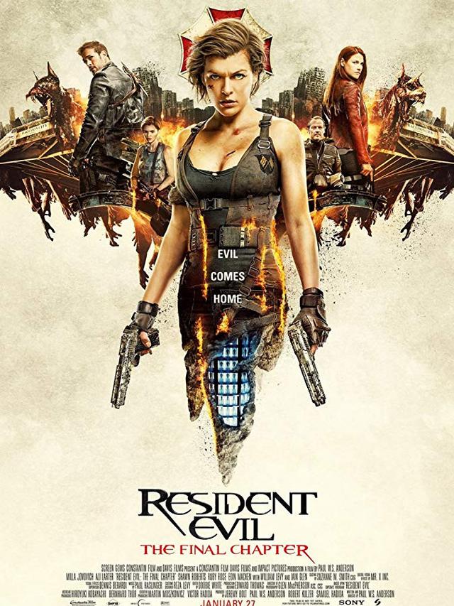 Poster Resident Evil: The Final Chapter. (Foto: Dok. IMDb/ Screen Gems)