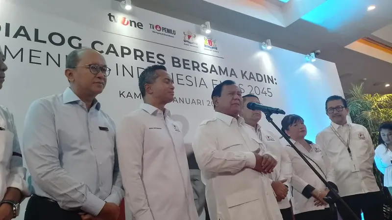 Calon presiden (Capres) nomor urut 02, Prabowo Subianto optimis sektor hilirisasi dapat mendongkrak pertumbuhan ekonomi Indonesia