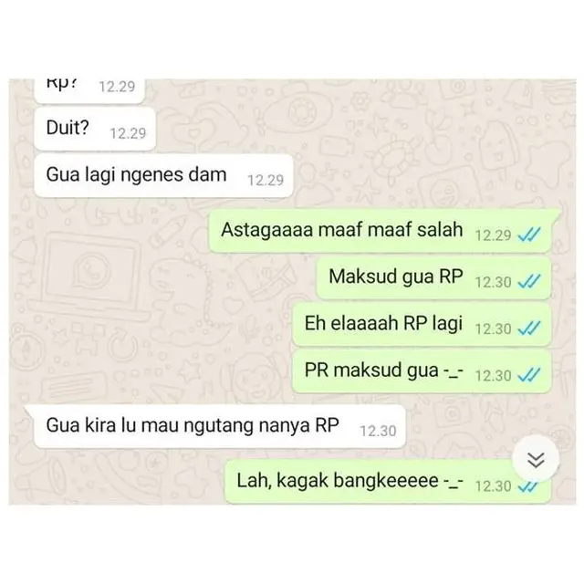 6 Chat Orang Tanya Tapi Salah Ketik Ini Bikin Bingung