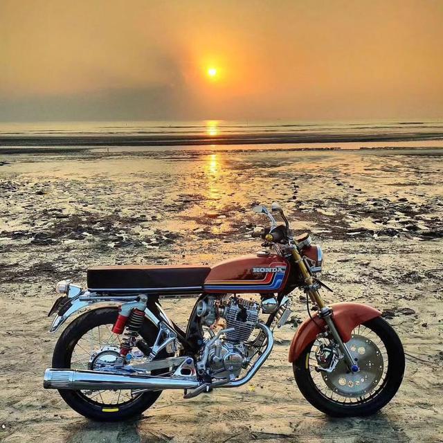 10 Potret Modifikasi Honda CB Herex Style, Ciri Khas Modif Klasik Ala Jawa Tengah-Jawa Timur