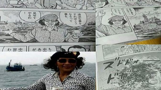 Berani Tumpas Pencuri Ikan Menteri Susi Jadi Tokoh Komik Jepang Bisnis Liputan6 Com
