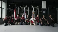 Kunjungan NOC Indonesia ke&nbsp;seleksi nasional Jujitsu untuk kelas 62 kg putra di Tapout Fitness. (Dok.&nbsp;NOC Indonesia/Tetuko Mediantoro)