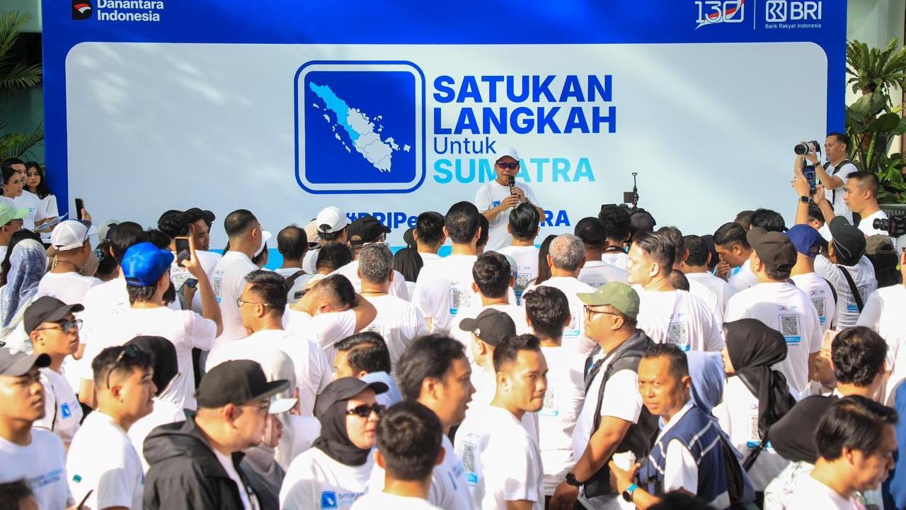 Lewat Aksi “Satukan Langkah untuk Sumatra”, BRI Siapkan Rp50 Miliar untuk Pemulihan Pascabencana
