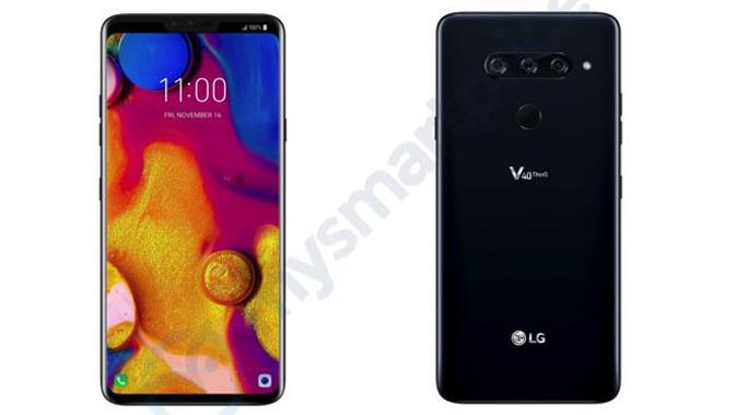 Inikah tampilan bentuk LG V40 ThinQ? (Doc: MySmartPrice)