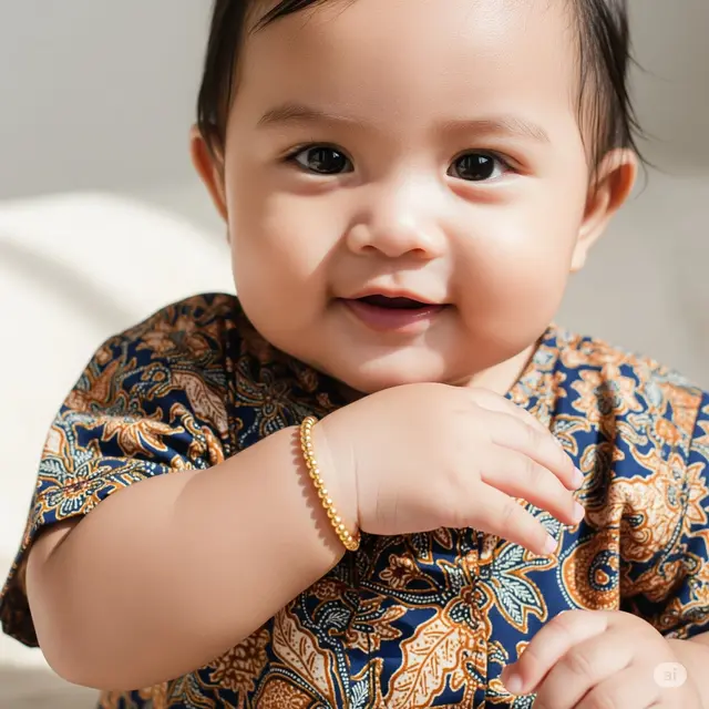Model Gelang Bayi Perempuan 14 Bulan. Foto: Gemini
