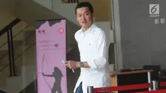 Mantan pemain bulutangkis Indonesia, Taufik Hidayat seusai menjalani pemeriksaan di Gedung KPK, Jakarta, Kamis (1/8/2019). KPK meminta keterangan Taufik Hidayat dalam pengembangan perkara suap di Kementerian Pemuda dan Olahraga (Kemenpora). (merdeka.com/Dwi Narwoko)
