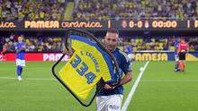 Gelandang Real Oviedo, Santi Cazorla. (Jose Jordan/AFP)