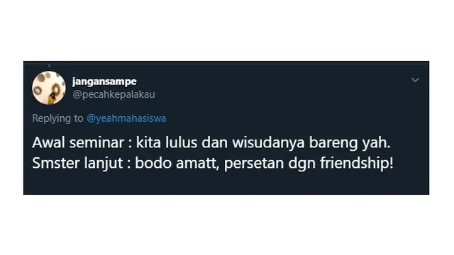 Curhatan Beda Semester Awal Dan Akhir Ini Bikin Ketawa Ngakak