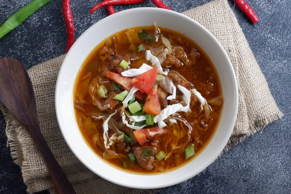 tongseng sapi tanpa santan