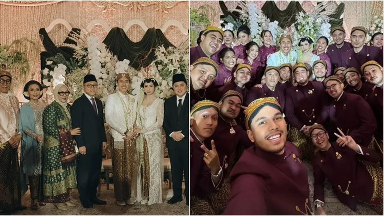 6 Potret Pernikahan Sangun Ragahdo, Aaliyah dan Thariq Jadi Pengiring Pengantin