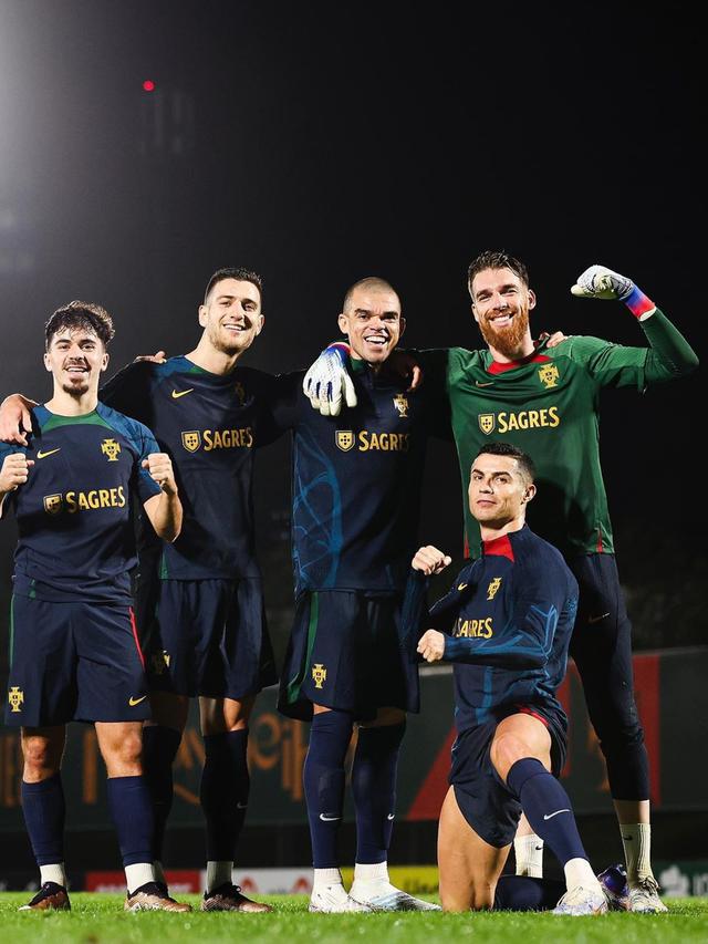 Potret Cristiano Ronaldo Latihan Bersama Portugal, Tersenyum Seolah Tak Ada Masalah