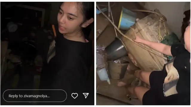 6 Potret Ziva Magnolya Ikut Bantu Bersihkan Lumpur Pasca Banjir, Rumahnya Tidak Terdampak