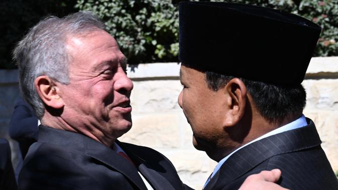 Momen Presiden Prabowo Tiba di Istana Basman Yordania, Disambut Langsung Raja Abdullah II