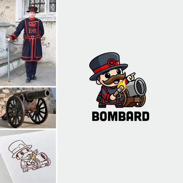 6 Ilustrasi Logo Terinspirasi dari Aktivitas Manusia Ini Hasilnya Bikin Gemas