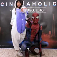 Wanita yang memiliki nama lengkap Brigitta Cynthia ini datang ke acara Nobar Spider-Man: Homecoming bersama Oppo F3-Selfie Expert yang bekerjasama dengan Liputan6.com, Minggu (9/7/2017) di Paris Van Java, Bandung, Jawa Barat. (Adrian Putra/Bintang.com)
