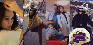 4 Selebriti ini memilih liburan akhir tahun di Negeri Orang.