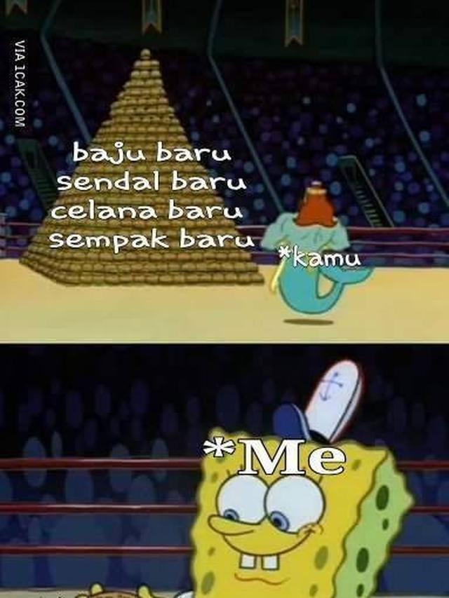 7 Meme Nyeleneh Waktu Belanja Baju Lebaran Ini Kocak Banget