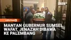 Jenazah mantan Gubernur Sumatera Selatan, Alex Noerdin, dibawa ke Bandara Halim Perdanakusuma, Jakarta Timur, Kamis pagi. Jenazah diberangkatkan dari rumah duka di kawasan Kebayoran Baru, Jakarta Selatan, sekitar pukul 05.30 WIB untuk diterbangkan ke...