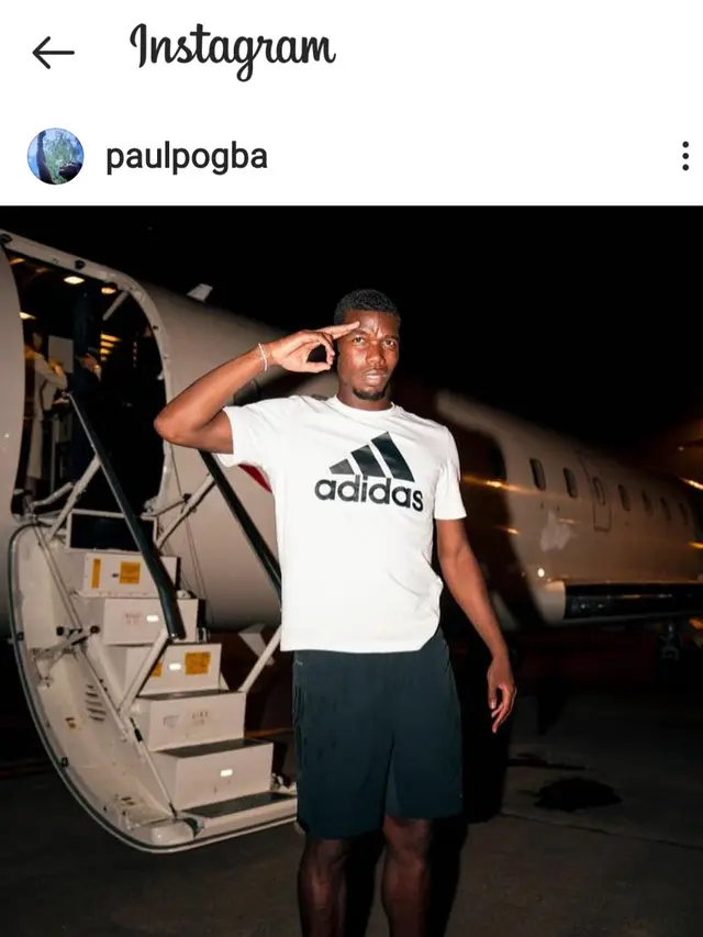 Jet Pribadi Paul Pogba