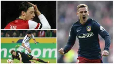 Kabar transfer terkini, Selasa (13/9/2016), diwarnai niat Chelsea memecahkan rekor transfer dunia dengan mendatangkan Antoine Griezmann dan juga rencana kontrak jangka panjang Mesut Ozil di Arsenal. (AFP-EPA)