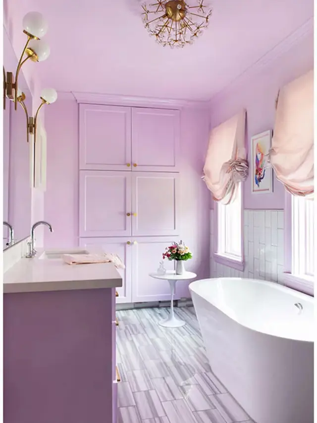 10 Inspirasi Warna Cat untuk Kamar Mandi Kecil, Agar Terlihat Luas