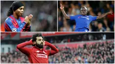 Penggemar sepak bola merupakan suatu kelompok yang sering memberikan pujian kepada pemain kesayangannya. Namun tak sedikit juga yang juga memberikan pujian kepada pemain tim rival. (Kolase Foto AFP)