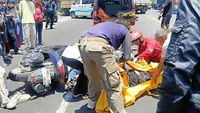 Motor Terjepit Dua Truk di Gempol Probolinggo, Satu Keluarga Tewas