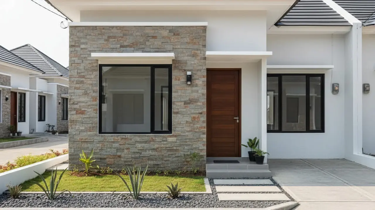 7 Gambar Rumah Sederhana 6x12 Atap Limas Desain Modern, Inspirasi Hunian Nyaman dan Elegan
