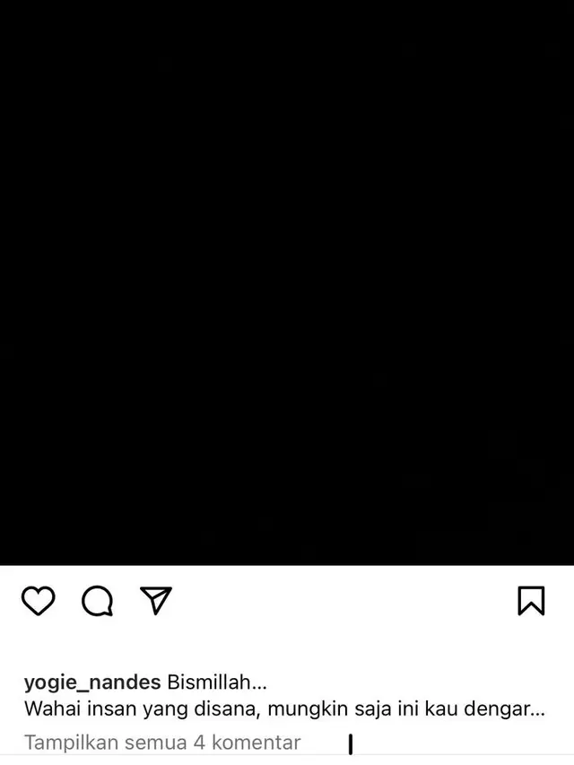 [Fimela] Unggahan Yogie Nandes