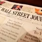 Surat kabar Wall Street Journal (foto: the guardian)