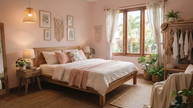 Ide desain kamar tidur berwarna pink yang bikin tidur nyenyak dengan suasana menenangkan model blus pink kamar remaja