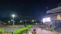Dermaga Eksekutif Merak Lengang dari Kendaraan Pemudik. (Sabtu, 29/03/2025). (Yandhi Deslatama/Liputan6.com).