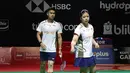 Namun, Jafar/Felisha bisa masuk ke interval dengan skor 11-9 dan menutup set kedua dengan kemenangan 21-19. Tampak daam foto, pebulu tangkis ganda campuran Indonesia, Jafar Hidayatullah/Felisha Pasaribu saat bertanding melawan Kristoffer Kolding/Mette Werge (Denmark) di babak 32 besar Indonesia Masters 2026 di Istora Gelora Bung Karno, Senayan, Jakarta, Rabu (21/1/2026) siang. (Bola.com/Abdul Aziz)
