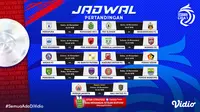 Jadwal dan Link Streaming BRI Liga 1 2021/2022 Pekan Ke-13 di Vidio. (Sumber : dok. vidio.com)