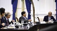Presiden Prabowo Subianto menerima kunjungan tokoh filantropi dunia sekaligus pendiri Gates Foundation, Bill Gates, di Istana Merdeka, Jakarta, pada Rabu, 7 Mei 2025. (Foto: BPMI Setpres)