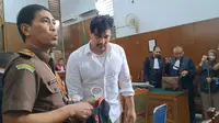 Ammar Zoni usai sidang di Pengadilan Negeri Jakarta Selatan, Selasa (22/8/2023). (Dok. via. M Altaf Jauhar)