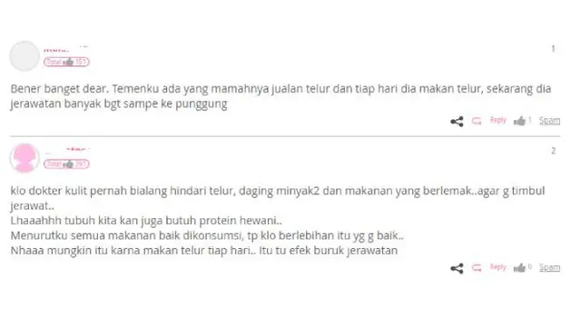 Cek Fakta Kesehatan, Cek Fakta, Jerawat, Telur