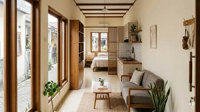 Contoh Rumah di Gang Sempit 2 Meter. Gemini